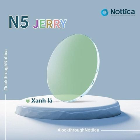  Tròng Kính Đổi Màu Mỏng Chống Ánh Sáng Xanh Nottica N5 Jelly Series 1.61 Asp 