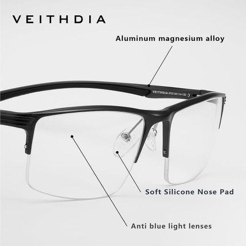  Gọng kính xẻ cước Veithdia 8725 