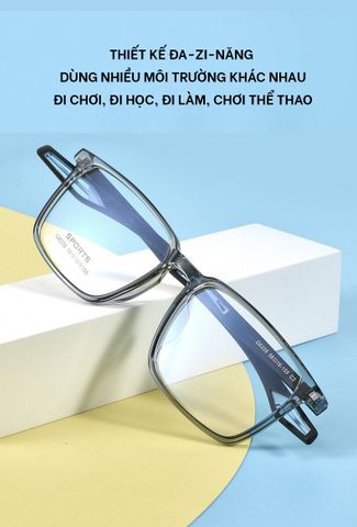  Gọng Kính Cận Thể Thao Dáng Vuông TR90 G6206 