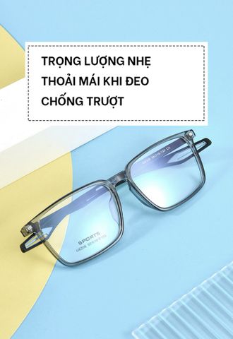  Gọng Kính Cận Thể Thao Dáng Vuông TR90 G6206 