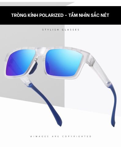  Kính Mát Nam Nữ Phân Cực Polarized Jason TR7521 