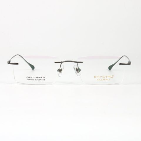  Gọng Kính Khoan Cao Cấp Titanium CRYSTAL OCCHIAL C-10002 