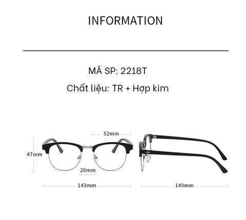  Kính Râm Cận TR90 Clip On Phân Cực Polarized 2 Trong 1 Bộ 5 Kẹp Cao Cấp 2218T 