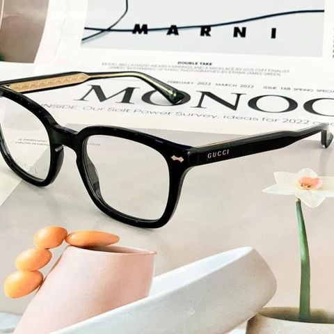  Gọng Kính Cao Cấp Nam Nữ Acetate Gucci GG0184O Full Box 