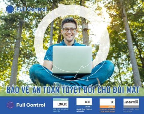  Tròng Kính Hoya Nulux Full Control Chính Hãng 