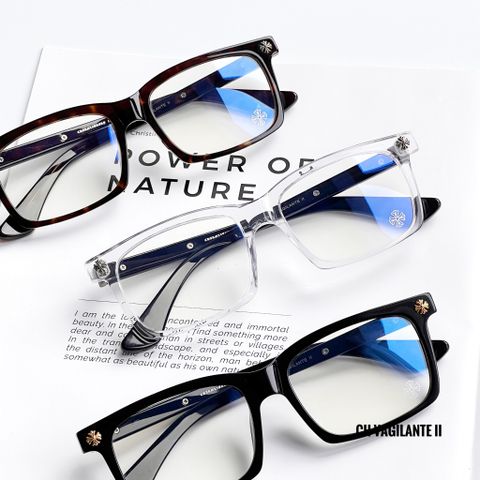  Gọng Kính Cao Cấp Chrome Hearts Acetate Nam Nữ VAGILANTE II 