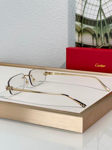  Gọng Kính Khoan Không Viền Cartier Đầu Báo CT0474S 