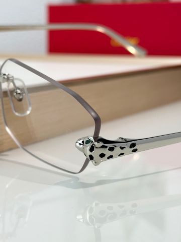  Gọng Kính Khoan Không Viền Cartier Đầu Báo CT0474S 