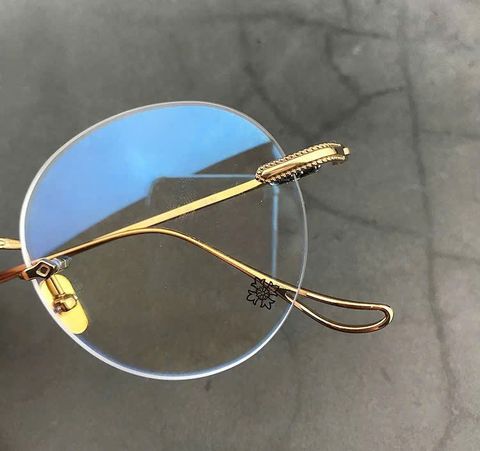  Gọng Kính Tròn Khoan Titanium Chrome Hearts CH5194 