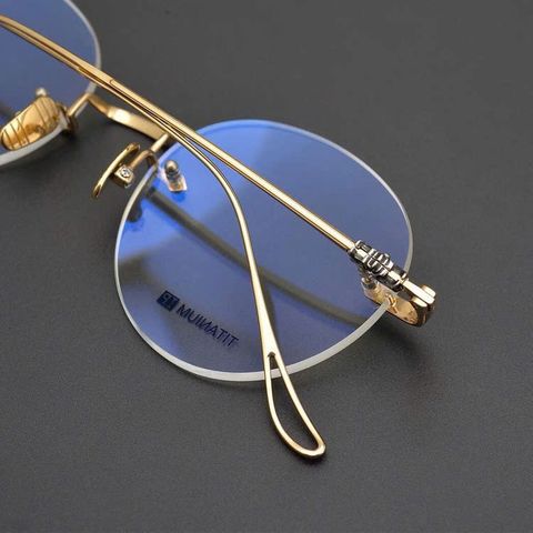  Gọng Kính Tròn Khoan Titanium Chrome Hearts CH5194 