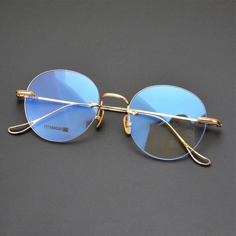  Gọng Kính Tròn Khoan Titanium Chrome Hearts CH5194 