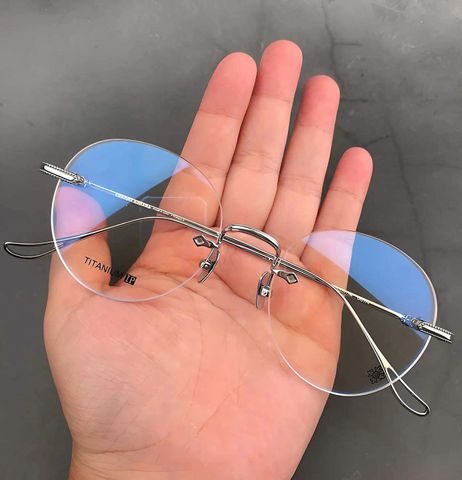  Gọng Kính Tròn Khoan Titanium Chrome Hearts CH5194 