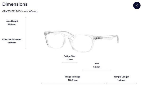 Gọng Kính Rayban 0RX5315D