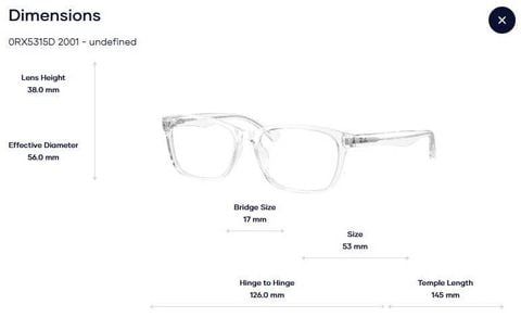  Gọng Kính Rayban 0RX5315D - Tem Chính Hãng - Full Box 