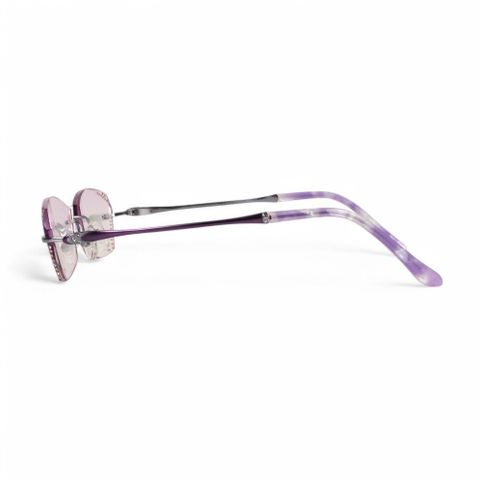  Zoson 3013 Kính Không Viền Titanium, Vát Cạnh Kim Cương 