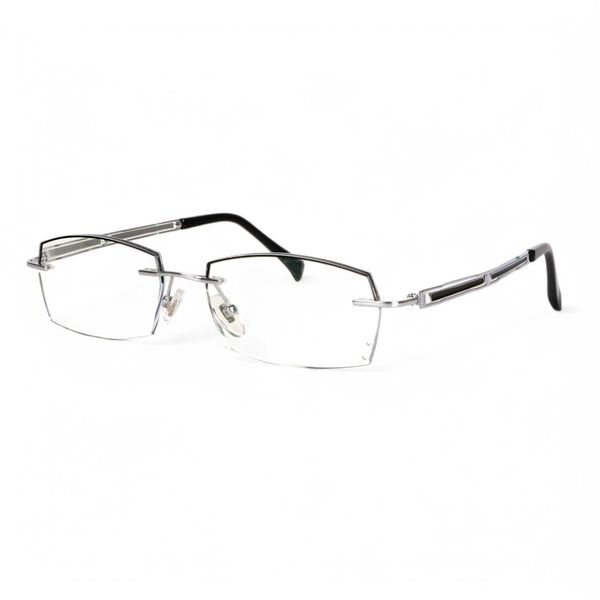 Zoson 96607 Kính Không Viền Titanium, Vát Cạnh Kim Cương