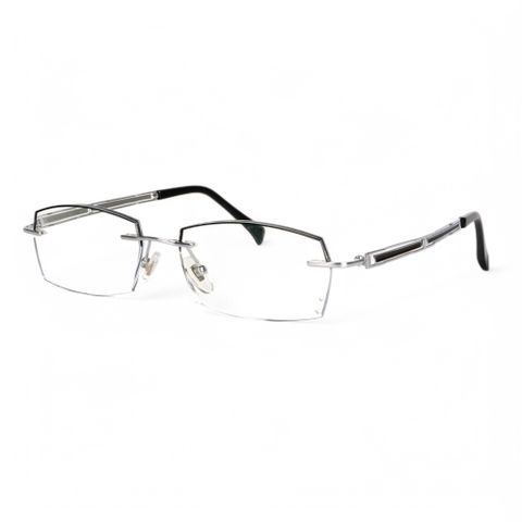  Zoson 96607 Kính Không Viền Titanium, Vát Cạnh Kim Cương 