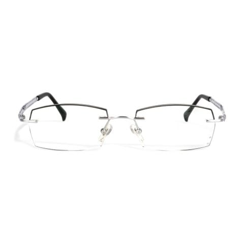  Zoson 96607 Kính Không Viền Titanium, Vát Cạnh Kim Cương 
