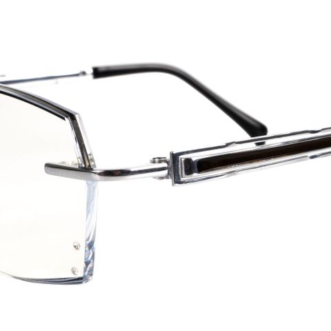  Zoson 96607 Kính Không Viền Titanium, Vát Cạnh Kim Cương 