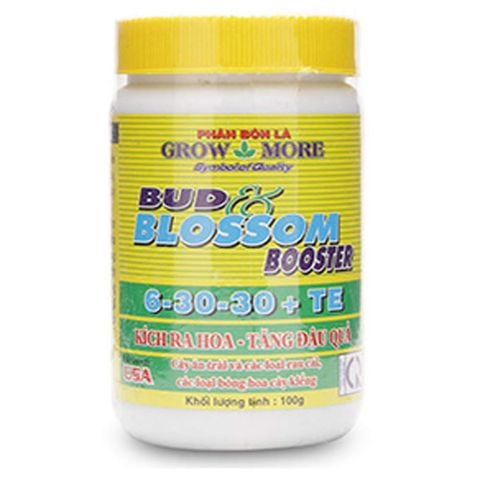 Phân bón lá Growmore Bud Blossom 6-30-30+TE Kích thích hoa, kích nụ hoa mai, hoa lan.