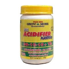 Phân bón lá Growmore Soil Acidifier 30-10-10+TE (100g) – Đẻ nhánh khỏe, xanh lá, tăng sức đề kháng cho cây trồng