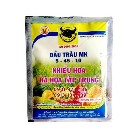 Phân bón lá đầu trâu kích thích ra hoa MK 5-45-10