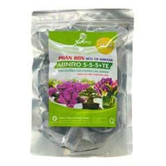 Phân bón hữu cơ khoáng Minro 5-5-5+TE cho hoa lan và bonsai