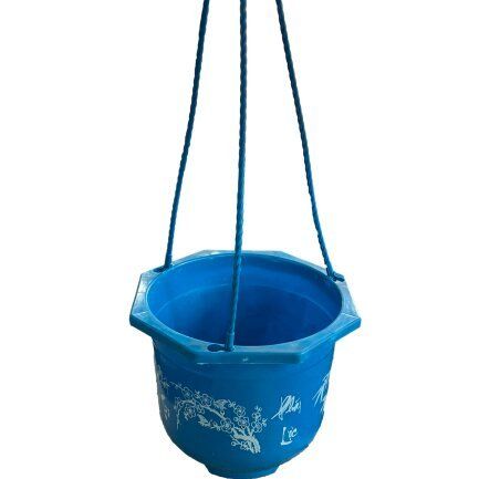 - Chậu treo in họa tiết trồng hoa kiểng 15x12H (HD)