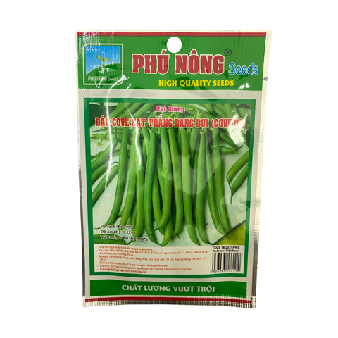 Hạt Giống Đậu Cove Hạt Trắng Dạng Bụi (COVE 03) - Gói 10 gram