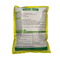 Phân bón hữu cơ hoa hồng và cây kiểng giúp cải tạo đất tăng đậu hoa - Green Farm -  Gói 1kg