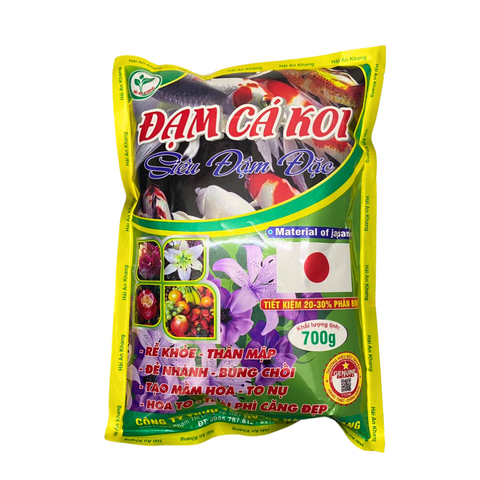 Đạm Cá Koi chuyên dùng cho hoa kiểng, rau màu - Gói 700g