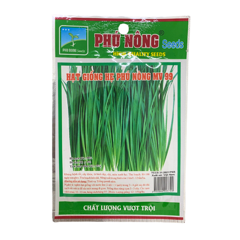 Hạt giống Hẹ Phú Nông MV 99 - Gói 2 gram