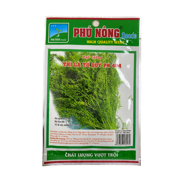 Hạt giống Thì Là Tứ Quý PN 404 - Gói 5 gram