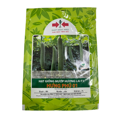 Hạt giống Mướp hương lai F1 Hưng Phú 01 East-West Seed (Hai Mũi Tên Đỏ) - Gói 5 gram