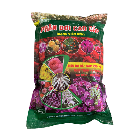 Phân bón hữu cơ tự nhiên - Phân Dơi Cao Cấp Dạng Viên Nén Vinaf (Gói 700 gram)