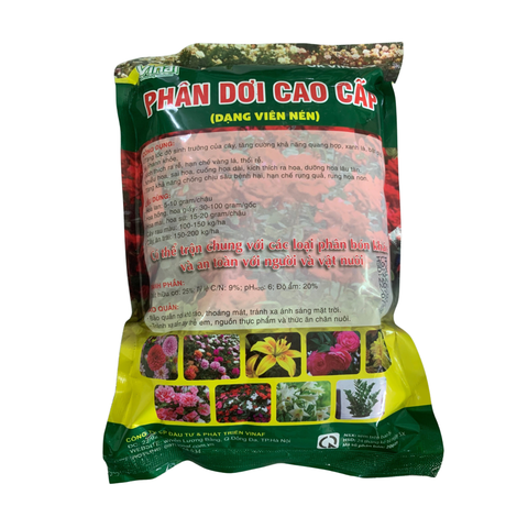 Phân Dơi Cao Cấp Dạng Viên Nén Vinaf - Gói 700 gram