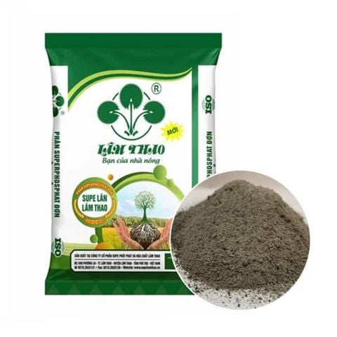 Phân lân Lâm Thao - Supe Lân (50kg) – Kích rễ mạnh, tăng đậu trái