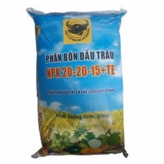 Phân NPK Đầu Trâu 20-20-15+TE (HCM)