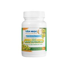 Phân NPK 20-20-20 + TE (Tám Ngọc) - Phân bón lá giúp thân to, dày, mập - Lọ 100 gram