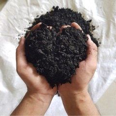 Giá thể vỏ lạc hun - đậu phộng hun - Bao 10 lít (HN)