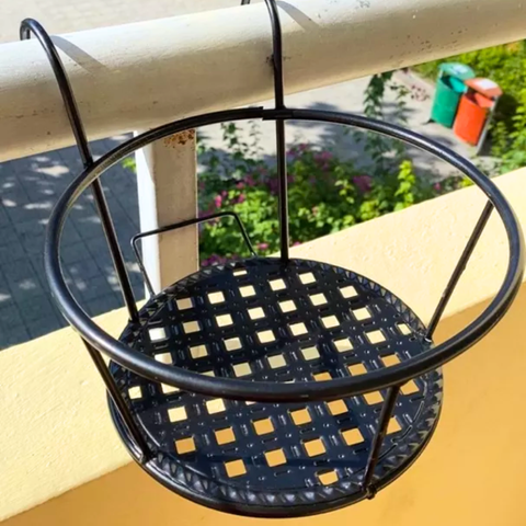 Giá đỡ chậu lan can tròn