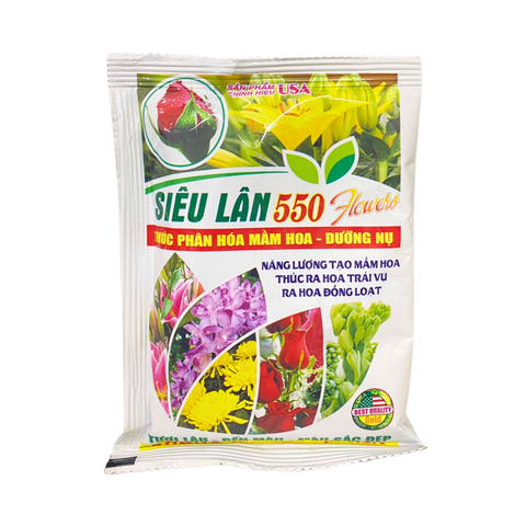 Siêu lân 550 Flowers 10-55-10 - Gói 100 gram