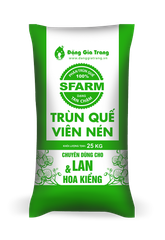 Phân trùn quế SFARM viên nén tan chậm dành cho Lan