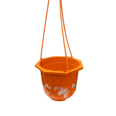 - Chậu treo in họa tiết trồng hoa kiểng 15x12H (HD)