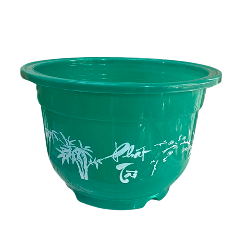 - Chậu tròn in cát tường HD 25x16H