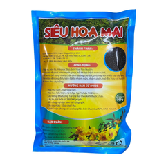 Phân bón kích hoa, kích nụ, phục hồi rễ cho hoa mai - Siêu Hoa Mai - Gói 700 gram