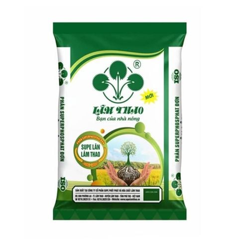 Phân lân Lâm Thao - Supe Lân (50kg) – Kích rễ mạnh, tăng đậu trái