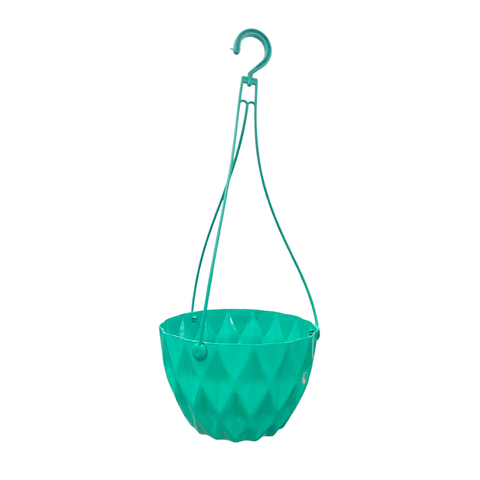 - Chậu nhựa treo kim cương trồng hoa kiểng 21x13H