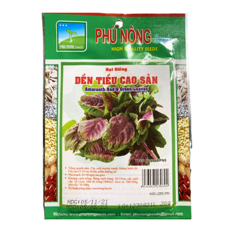 Hạt giống Dền Tiêu Cao Sản PN