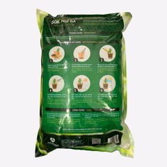 Giá thể Soil mix trồng cây xương rồng, sen đá trộn sẵn - Túi 15dm3 ( ~ 6kg )